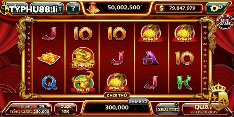 Sảnh quay hũ của nhà cái được làm đa dạng bởi hàng trăm game