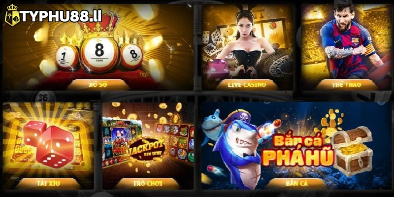 Những sản phẩm cá cược bạn nên trải nghiệm khi tải app Typhu88